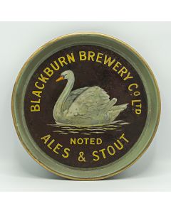 Blackburn Brewery Co. Ltd Round Black Backed Steel