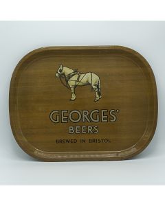 Bristol Brewery Georges & Co. Ltd Rectangular Black Backed Steel