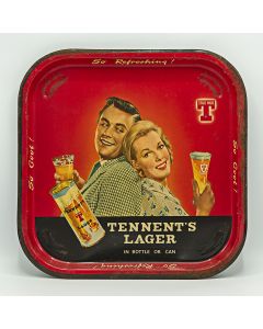 J. & R.Tennent Ltd (Part of Charrington United Breweries Ltd) Square Tin