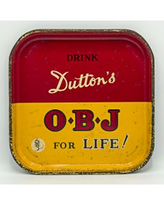 Dutton's Blackburn Brewery Ltd Square Tin