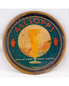 Samuel Allsopp & Sons Ltd (Alloa Brewery) Round Black Backed Steel