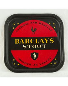 Courage & Barclay Ltd Square Tin
