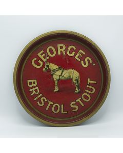 Bristol Brewery Georges & Co. Ltd Round Black Backed Steel