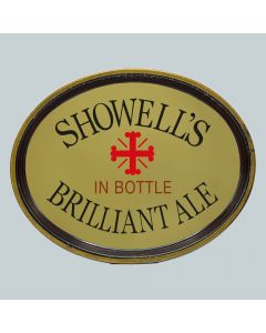 Showell's Brewery Co. Ltd Oval Black Backed Steel