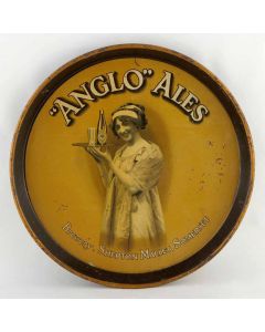 Anglo-Bavarian Brewery Co. Round Black Backed Steel
