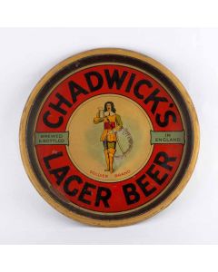 Chadwick's Walmersley Brewery Ltd Round Black Backed Steel