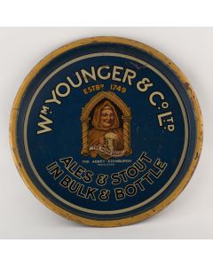 William Younger & Co. Ltd Round Black Backed Steel
