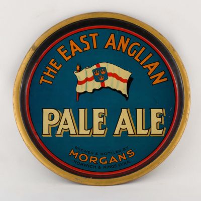 Morgan's Brewery Co. Ltd Round Black Backed Steel