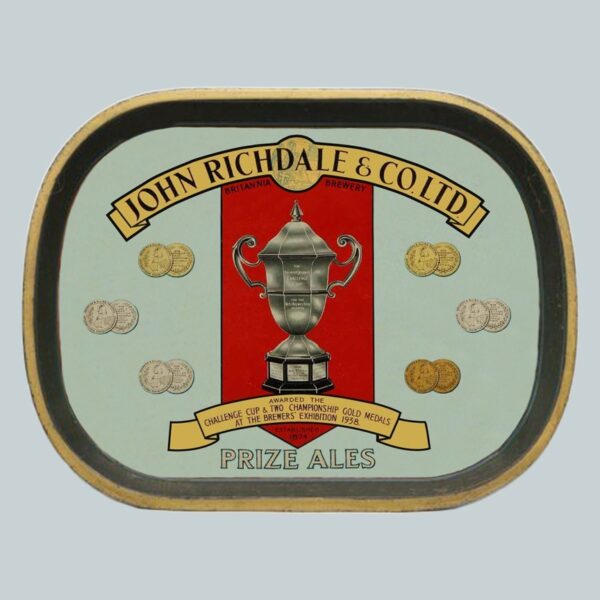 John Richdale & Co. Ltd Rectangular Black Backed Steel