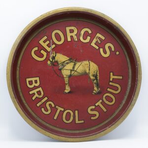 Bristol Brewery Georges & Co. Ltd Round Black Backed Steel