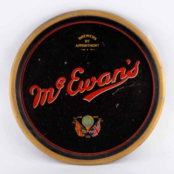 William McEwan & Co. Ltd Round Black Backed Steel