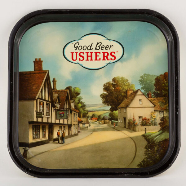 Usher's Wiltshire Brewery Ltd Square Tin