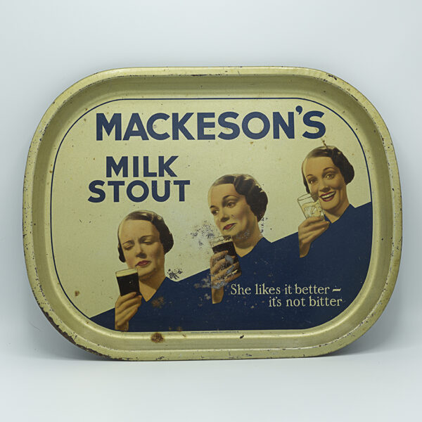 Whitbread & Co. Ltd (Mackeson Brewery) Rectangular Black Backed Steel