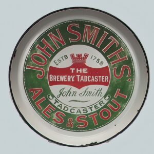 John Smith's Tadcaster Brewery Co. Ltd Round Enamel