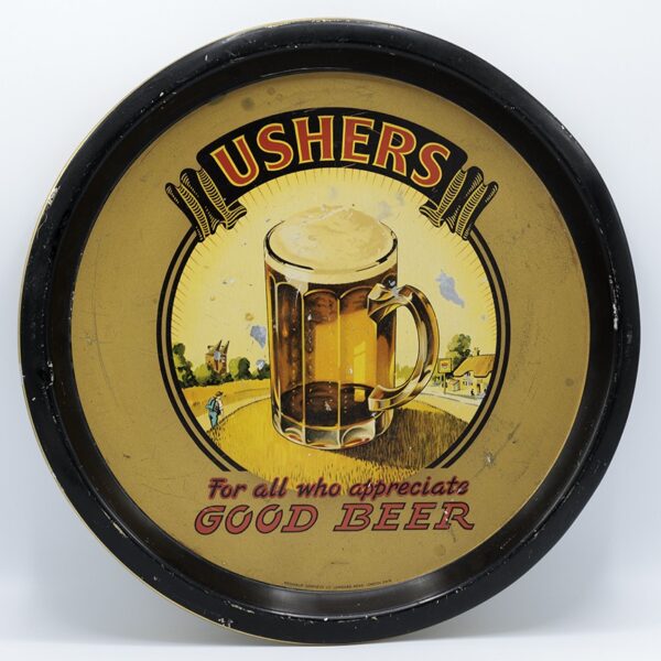 Usher's Wiltshire Brewery Ltd Round Tin