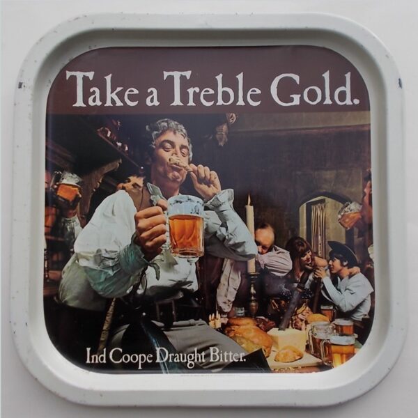 Ind Coope Ltd (Part of Allied Breweries Ltd) Square Tin