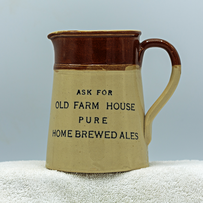 Old Farm House Home Brew Ceramic Jug